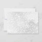 Kleine Sneeuwvlok Baby Borrel Advieskaarten Kaart (Achterkant)