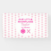 Kleine sneeuwvlok Elke dag Spandoek (Horizontaal)