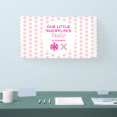 Kleine sneeuwvlok Elke dag Spandoek (Beurs)