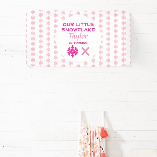 Kleine sneeuwvlok Elke dag Spandoek (Insitu)