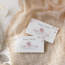 Kleine sneeuwvlok is onderweg naar Baby shower