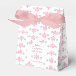 Kleine sneeuwvlok onderweg bedankdoosjes