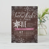 Kleine sneeuwvlok Plum rustiek hout eerste verjaar Kaart (Staand voorkant)