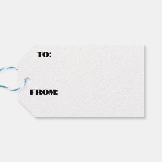 Kleine sneeuwvlokken en kristallen cadeaulabel (Achterkant Horizontaal)