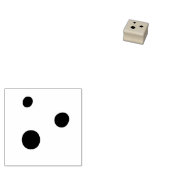 Kleine sneeuwvlokken - Snowflake - Moderne stippen Rubberstempel (Gestempeld)