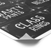 Kleine Snoepjes borden met een Chalkboard-Afstuder Poster (Hoek)