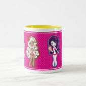 Kleine Snoepjes meisjes Tweekleurige Koffiemok (Center)