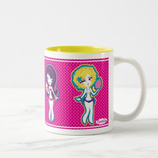 Kleine Snoepjes meisjes Tweekleurige Koffiemok (Rechts)