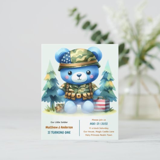 Kleine Soldaat Draait EEN - Amerikaanse Jongens 1e (Staand voorkant)