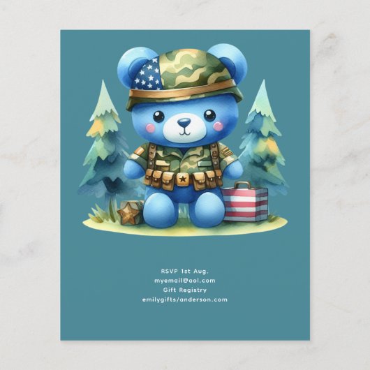 Kleine Soldaat Draait EEN - Amerikaanse Jongens 1e (Achterkant)