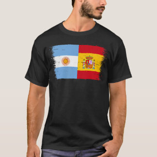 Kleine Spanje Argentinië Vlag Spaans Argentijns T-shirt