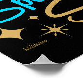 KLEINE, SPARKLE, SCHIJN! motivatie en inspirerend Poster (Hoek)