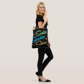 KLEINE, SPARKLE, SCHIJN! motivatie en inspirerend Tote Bag (Op model)