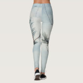 Kleine sparren bedekt met verse sneeuw leggings (Achterkant)