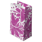 Kleine, speciaal voor het ontwerp ontworpen roze t klein cadeauzakje (Achterkant Gekanteld)