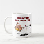 Kleine spermatozoën zoals vaders Als dochter tot 2 Koffiemok (Links)