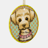 Kleine Spike-hond Keramisch Ornament (Rechts)