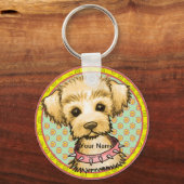 Kleine Spike-hond  Sleutelhanger (Voorkant)