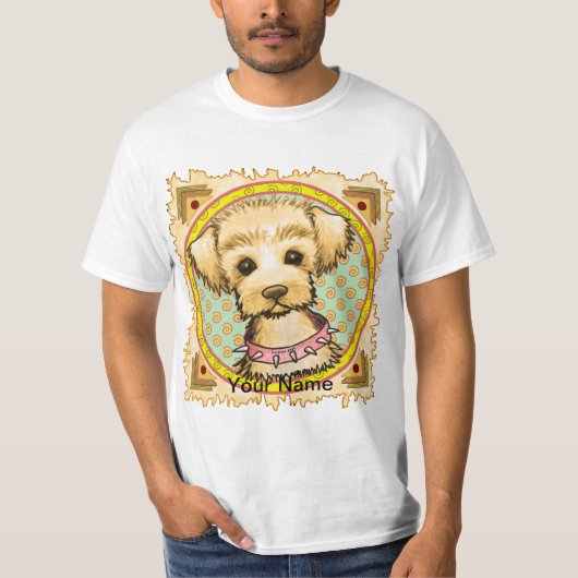 Kleine Spike-hond T-shirt (Voorkant)