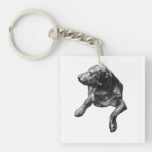 Kleine Spikkel Charme, Labrador Sleutelhanger
