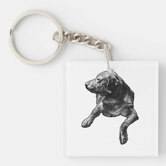 Kleine Spikkel Charme, Labrador Sleutelhanger (voorkant)