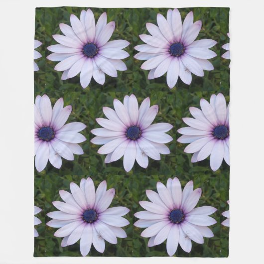 Kleine spin op bloemen Fleece Deken (Voorkant)