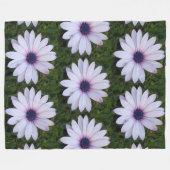 Kleine spin op bloemen Fleece Deken (Voorkant (Horizontaal))