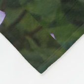 Kleine spin op bloemen Fleece Deken (Hoek)