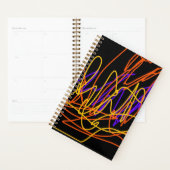Kleine spiraalplanner met modern neonontwerp planner (Display)