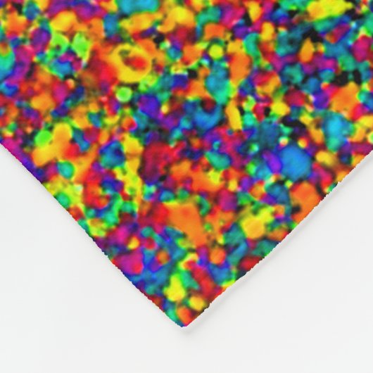 Kleine Splatter - Fleece Deken (Hoek)