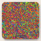 Kleine Splatter - Plastic Onderzetter (Voorkant)