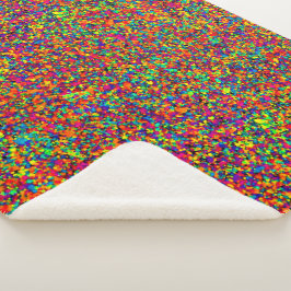 Kleine Splatter - Sherpa Deken