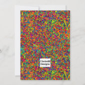 Kleine Splatter - Wenskaart Feestdagenkaart (Achterkant)