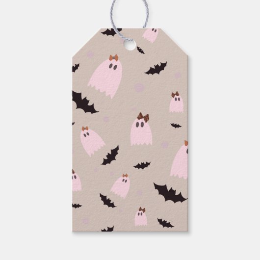 kleine spoken Halloween trick or treat Gift Labels Cadeaulabel (Voorkant)