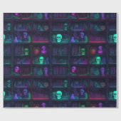 Kleine Spooky Foto-realistische Dark Academia Book Cadeaupapier (Vlak)