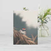 Kleine Springende Spin op Kerstboom Kaarten (Staand voorkant)
