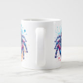 Kleine Springspinnen Grafik Grote Koffiekop (Achterkant)