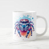 Kleine Springspinnen Grafik Grote Koffiekop (Rechts)