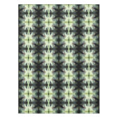 Kleine sprinkhaan op White Azalea Flower Abstract Tafelkleed (Voorkant)