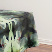 Kleine sprinkhaan op White Azalea Flower Abstract Tafelkleed (Voorbeeld)