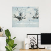 Kleine sprinkhanen onder sneeuw poster (Thuiskantoor)