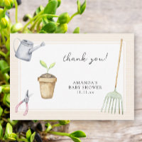 Kleine spruit baby shower dank u