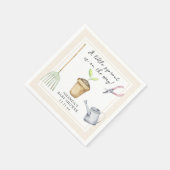 Kleine spruit baby shower servet (Hoek)