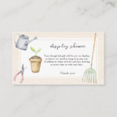 Kleine spruit - display douchekaart informatiekaartje (Voorkant)