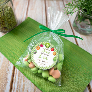 Kleine Spruit Kawaii Groenten Baby Shower Favoriet Ronde Sticker