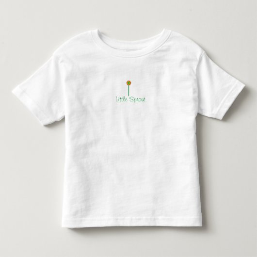 Kleine spruit kinder shirts (Voorkant)