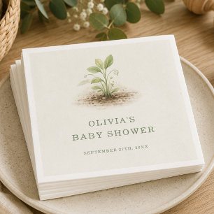 Kleine Spruit Op Weg Baby Shower Feest Servet