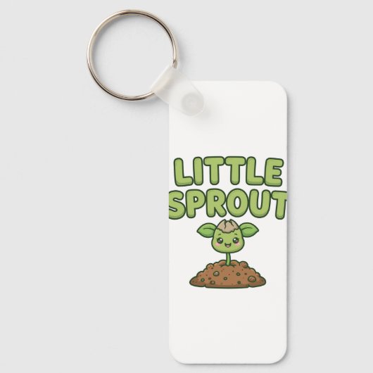 Kleine Spruit Sleutelhanger (Voorkant)
