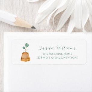 Kleine Spruit Tuin Baby Shower Retouradres Etiket