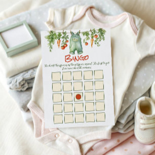 Kleine Spruit Waskleine Baby Shower Bingo Notitiekaartje